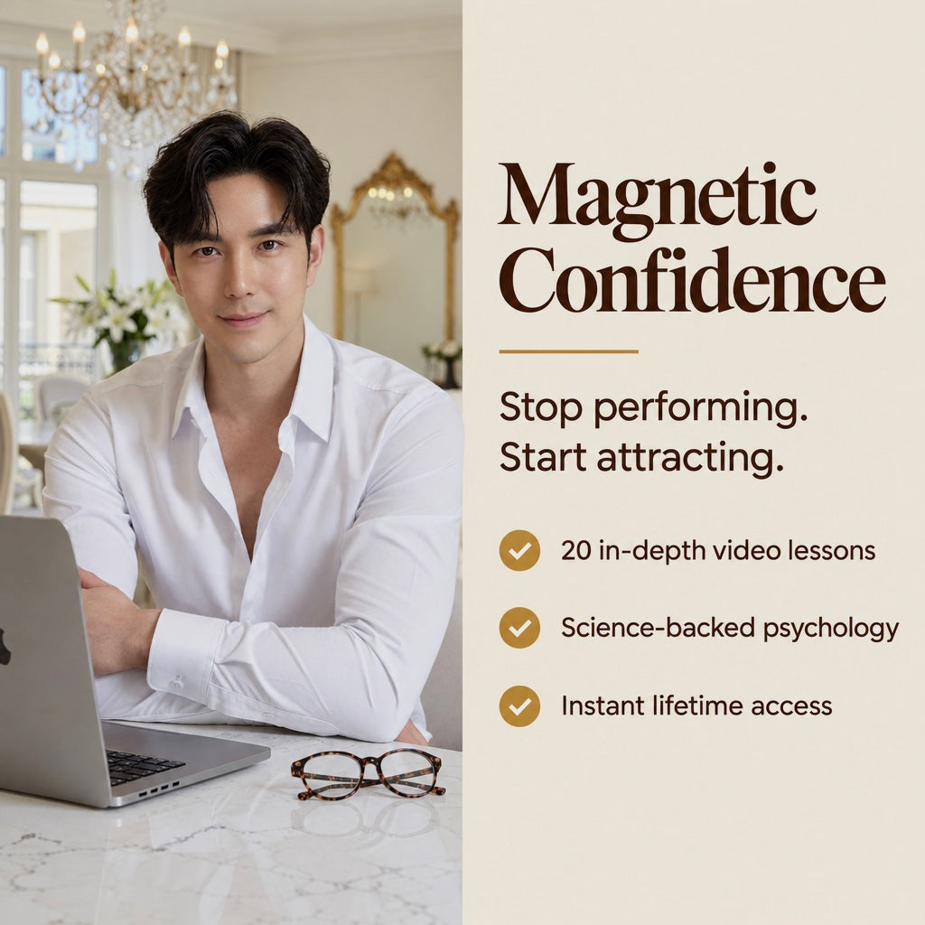 Magnetic Confidence. Build Real Confidence and Attract People Naturally.